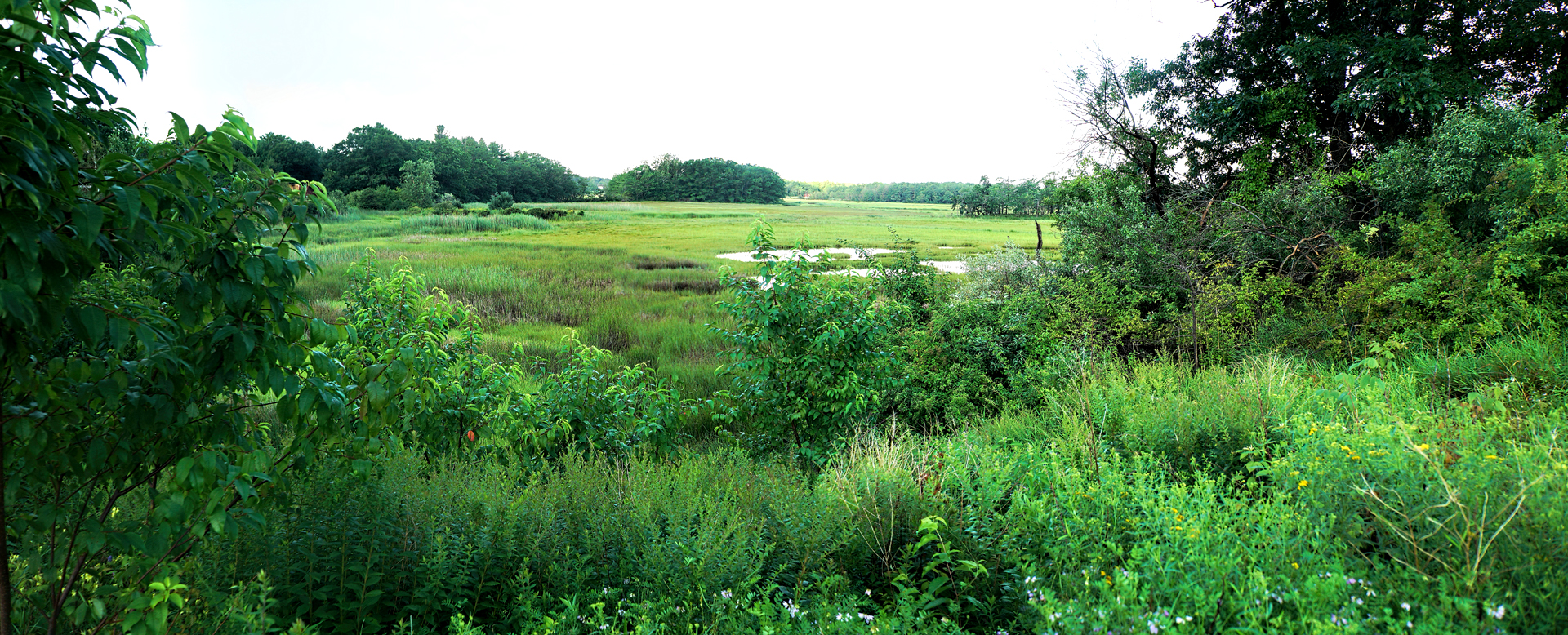 Panoramic View from Black Point Road Railroad Underpass