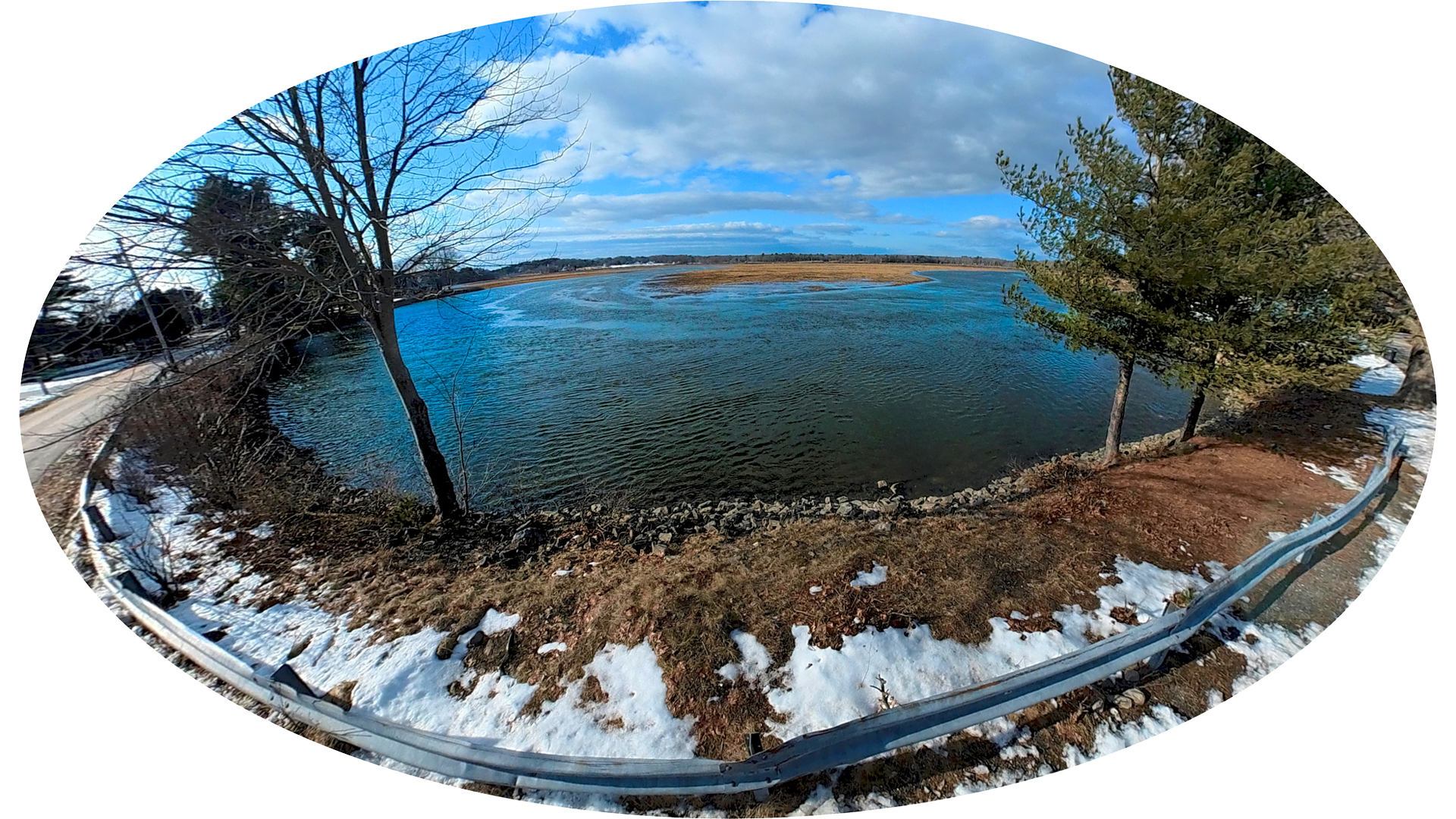 Nonesuch Cove Road Winter