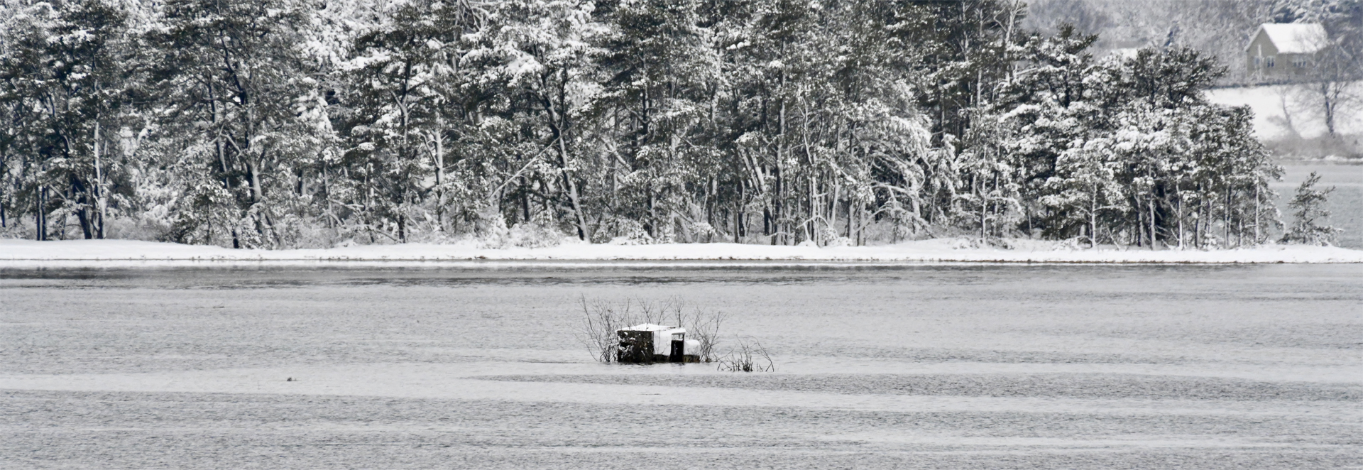 Winter Panoramic View from Lower Black Point Road