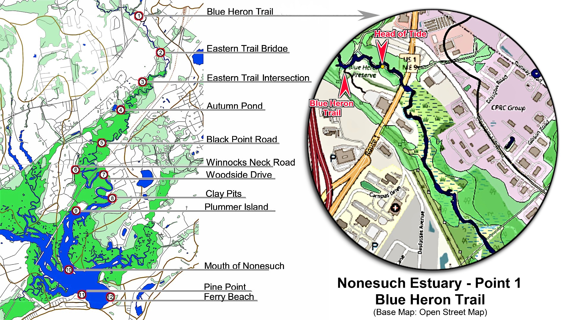 Nonesuch Estuary - Map