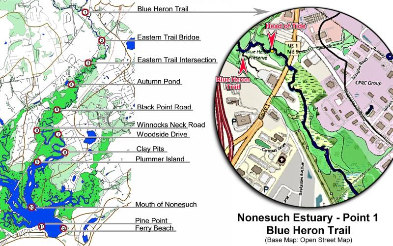 Nonesuch Estuary - Map